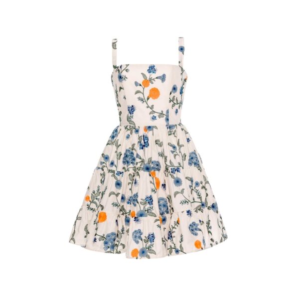 Agua by Agua Bendita Lima Mini Brisa Mini Dress - Agua by Agua Bendita Dresses - Artisanal Colombian Resort Wear at Coveti