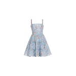 Agua by Agua Bendita Lima Mini Navegante Mini Dress - Agua by Agua Bendita Dresses - Artisanal Colombian Resort Wear at Coveti