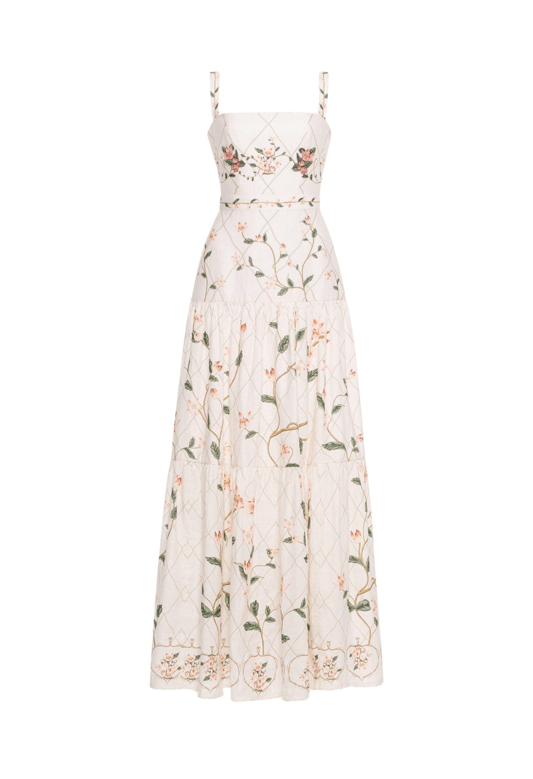 Agua by Agua Bendita Lima Navegante Maxi Dress - Agua by Agua Bendita Dresses - Artisanal Colombian Resort Wear at Coveti