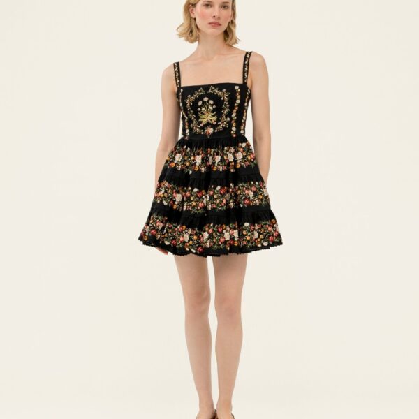 Agua by Agua Bendita Lima Paramo Mini Dress - Agua by Agua Bendita Dresses - Artisanal Colombian Resort Wear at Coveti