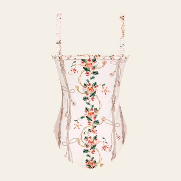 Agua by Agua Bendita Limon Navegante One Piece - Agua by Agua Bendita Beachwear - Artisanal Colombian Resort Wear at Coveti