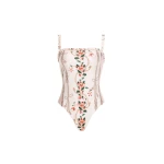 Agua by Agua Bendita Limon Navegante One Piece - Agua by Agua Bendita Beachwear - Artisanal Colombian Resort Wear at Coveti