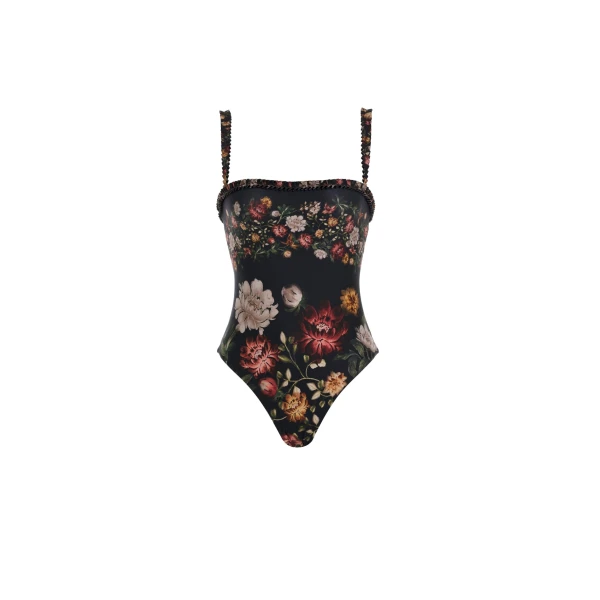 Agua by Agua Bendita Limon Paramo One Piece - Agua by Agua Bendita Beachwear - Artisanal Colombian Resort Wear at Coveti
