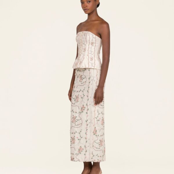 Agua by Agua Bendita Lirica Navegante Maxi Skirt - Agua by Agua Bendita Skirts - Artisanal Colombian Resort Wear at Coveti
