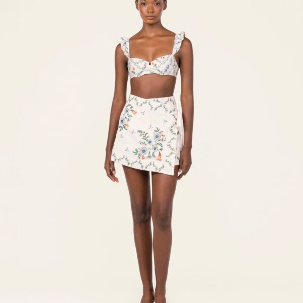 Agua by Agua Bendita Luna Brisa Pareo Mini - Agua by Agua Bendita Beachwear - Artisanal Colombian Resort Wear at Coveti