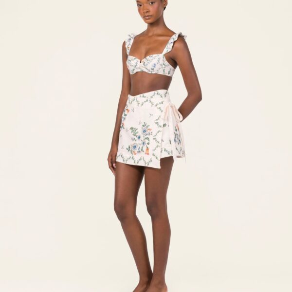 Agua by Agua Bendita Luna Brisa Pareo Mini - Agua by Agua Bendita Beachwear - Artisanal Colombian Resort Wear at Coveti