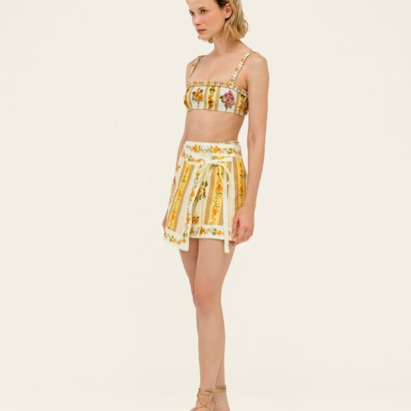 Agua by Agua Bendita Luna Cordillera Mini Pareo - Agua by Agua Bendita Beachwear - Artisanal Colombian Resort Wear at Coveti