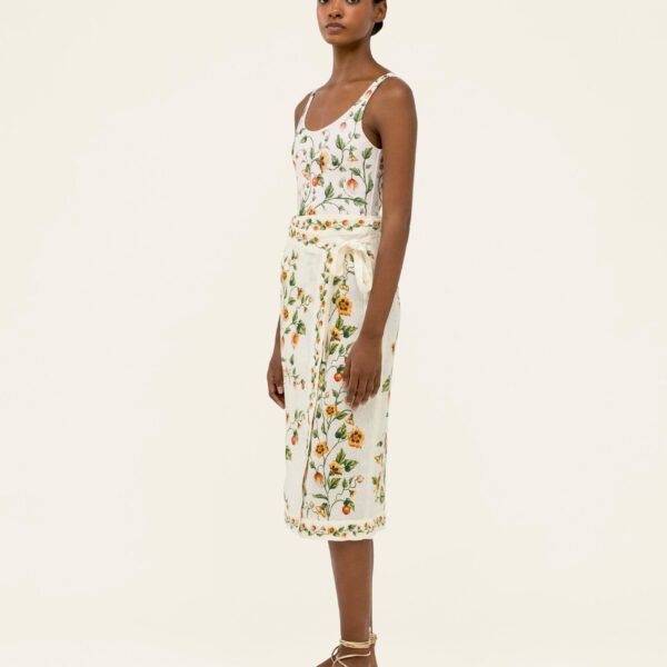 Agua by Agua Bendita Luna Midi Uchuva Midi Pareo - Agua by Agua Bendita Beachwear - Artisanal Colombian Resort Wear at Coveti