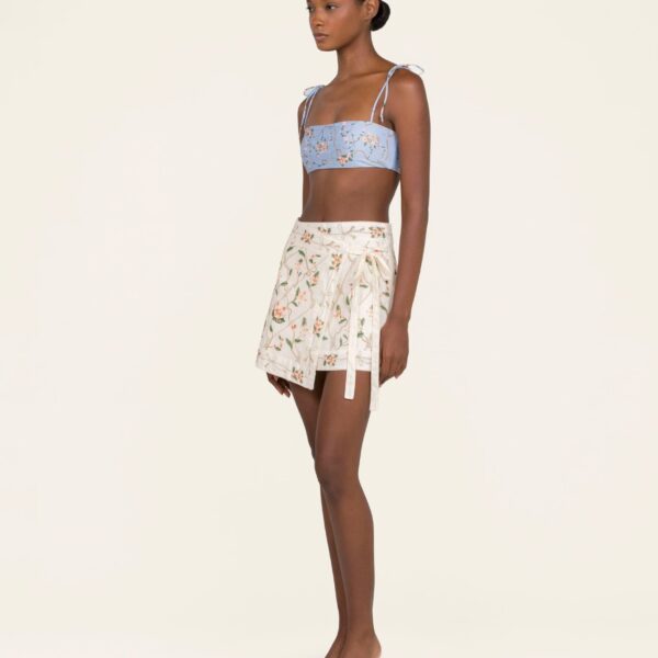 Agua by Agua Bendita Luna Navegante Pareo Mini - Agua by Agua Bendita Beachwear - Artisanal Colombian Resort Wear at Coveti