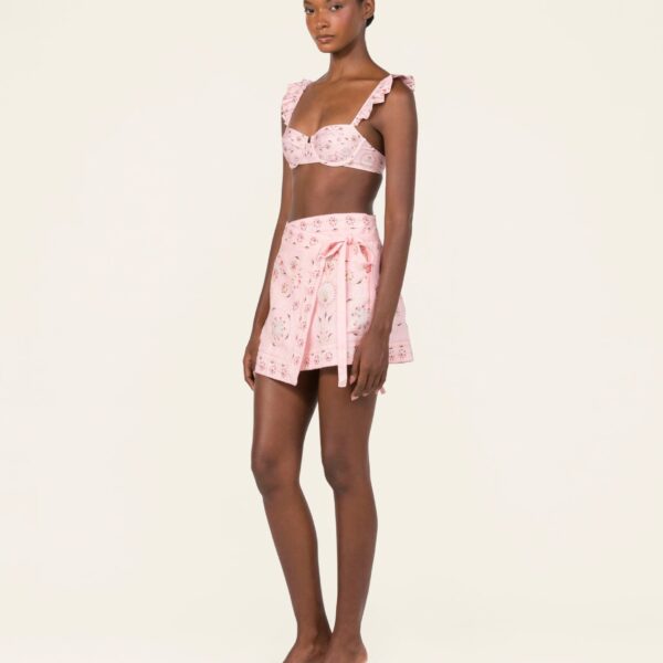 Agua by Agua Bendita Luna Playa Pareo Mini - Agua by Agua Bendita Beachwear - Artisanal Colombian Resort Wear at Coveti