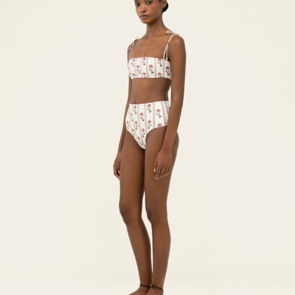 Agua by Agua Bendita Magenta Quebrada Bikini Bottom - Agua by Agua Bendita Beachwear - Artisanal Colombian Resort Wear at Coveti