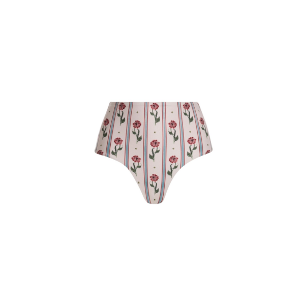 Agua by Agua Bendita Magenta Quebrada Bikini Bottom - Agua by Agua Bendita Beachwear - Artisanal Colombian Resort Wear at Coveti