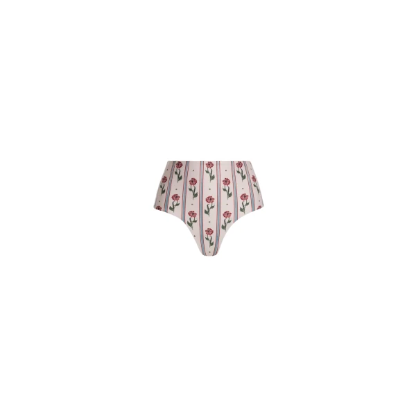 Agua by Agua Bendita Magenta Quebrada Bikini Bottom - Agua by Agua Bendita Beachwear - Artisanal Colombian Resort Wear at Coveti