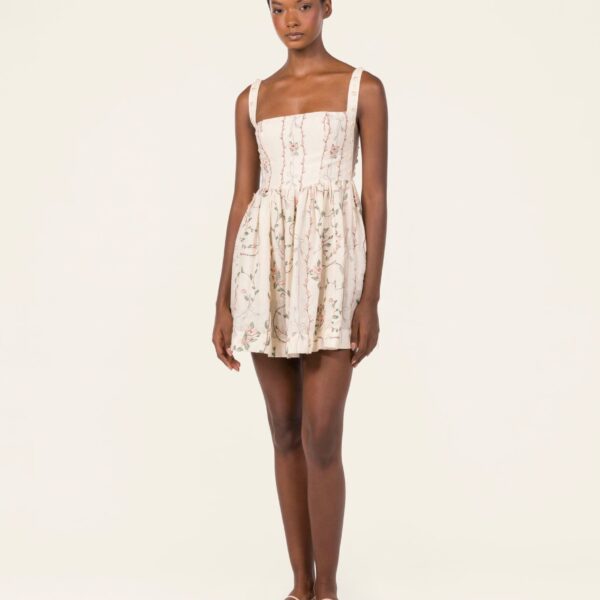 Agua by Agua Bendita Mielero Navegante Mini Dress - Agua by Agua Bendita Dresses - Artisanal Colombian Resort Wear at Coveti