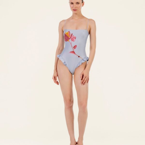Agua by Agua Bendita Montaña Cauca One Piece - Agua by Agua Bendita Beachwear - Artisanal Colombian Resort Wear at Coveti