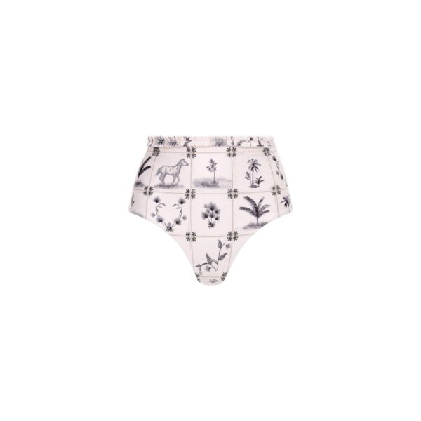Agua by Agua Bendita Nopal Arena Bikini Bottom - Agua by Agua Bendita Beachwear - Artisanal Colombian Resort Wear at Coveti
