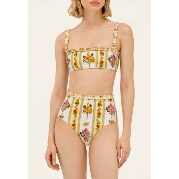 Agua By Agua Bendita Nopal Cordillera Bikini Bottom, view 6