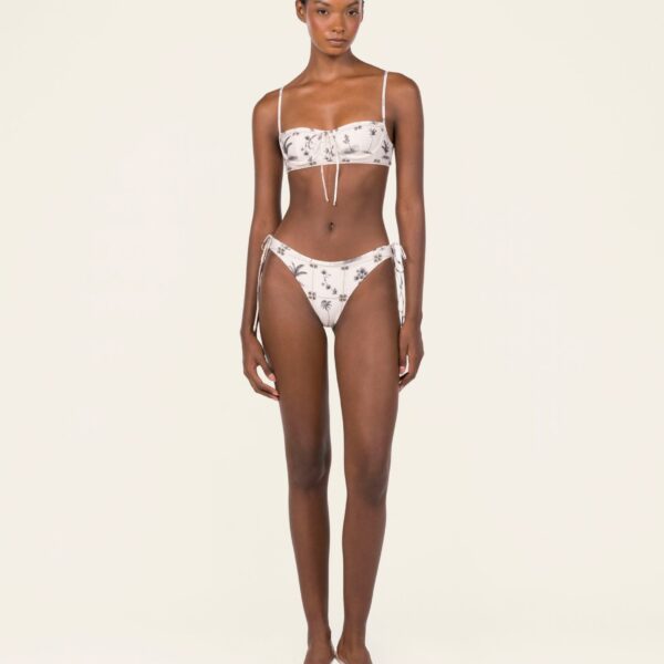 Agua by Agua Bendita Ocaso Arena Bikini Bottom - Agua by Agua Bendita Beachwear - Artisanal Colombian Resort Wear at Coveti
