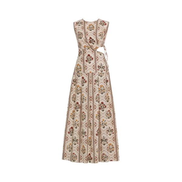 Agua by Agua Bendita Otoño Andes Midi Dress - Agua by Agua Bendita Dresses - Artisanal Colombian Resort Wear at Coveti
