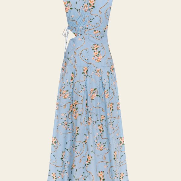 Agua by Agua Bendita Otoño Navegante Midi Dress - Agua by Agua Bendita Dresses - Artisanal Colombian Resort Wear at Coveti