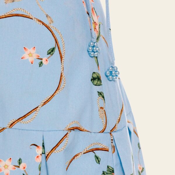 Agua by Agua Bendita Otoño Navegante Midi Dress - Agua by Agua Bendita Dresses - Artisanal Colombian Resort Wear at Coveti