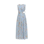 Agua by Agua Bendita Otoño Navegante Midi Dress - Agua by Agua Bendita Dresses - Artisanal Colombian Resort Wear at Coveti