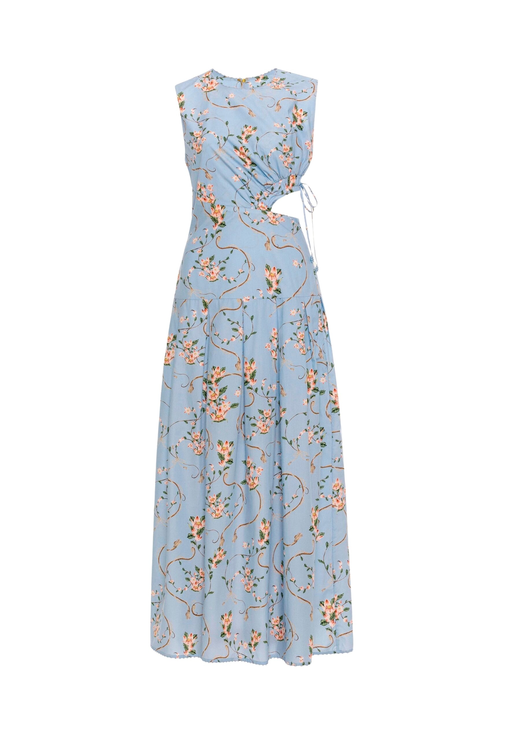 Agua by Agua Bendita Otoño Navegante Midi Dress - Agua by Agua Bendita Dresses - Artisanal Colombian Resort Wear at Coveti