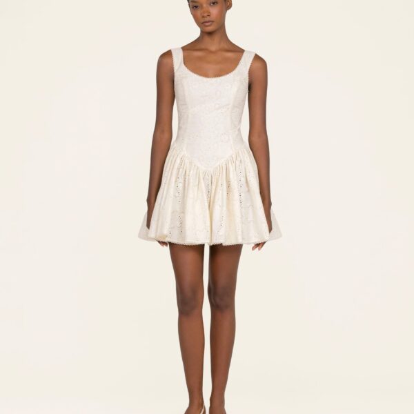 Agua by Agua Bendita Pluma Playa Mini Dress - Agua by Agua Bendita Dresses - Artisanal Colombian Resort Wear at Coveti