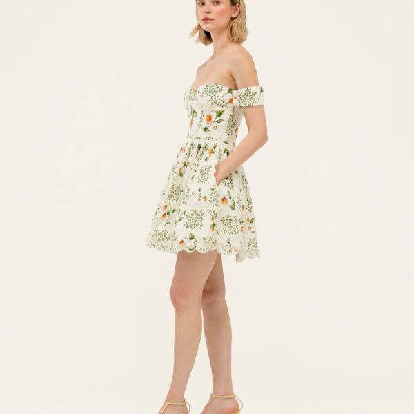 Agua by Agua Bendita Poesia Uchuva Mini Dress - Agua by Agua Bendita Dresses - Artisanal Colombian Resort Wear at Coveti