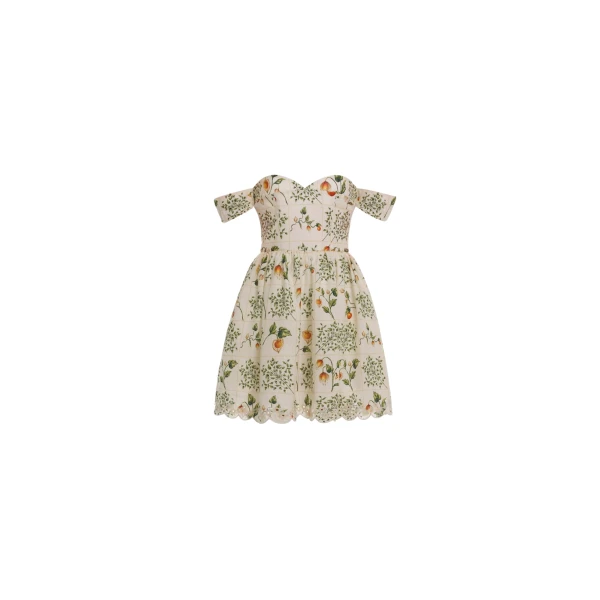 Agua by Agua Bendita Poesia Uchuva Mini Dress - Agua by Agua Bendita Dresses - Artisanal Colombian Resort Wear at Coveti