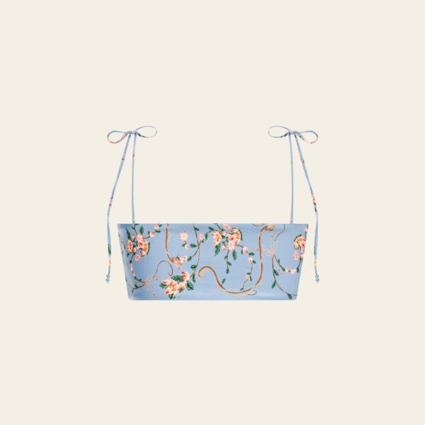 Agua by Agua Bendita Primavera Navegante Bikini Top - Agua by Agua Bendita Beachwear - Artisanal Colombian Resort Wear at Coveti