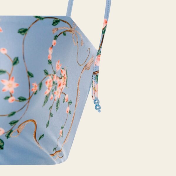 Agua by Agua Bendita Primavera Navegante Bikini Top - Agua by Agua Bendita Beachwear - Artisanal Colombian Resort Wear at Coveti