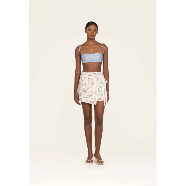 Agua By Agua Bendita Primavera Navegante Bikini Top, view 6