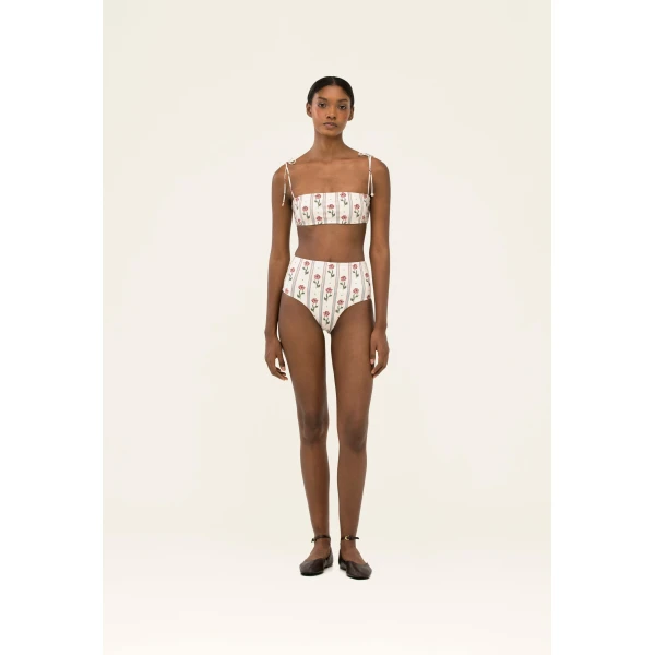 Agua By Agua Bendita Primavera Quebrada Bikini Top, view 2