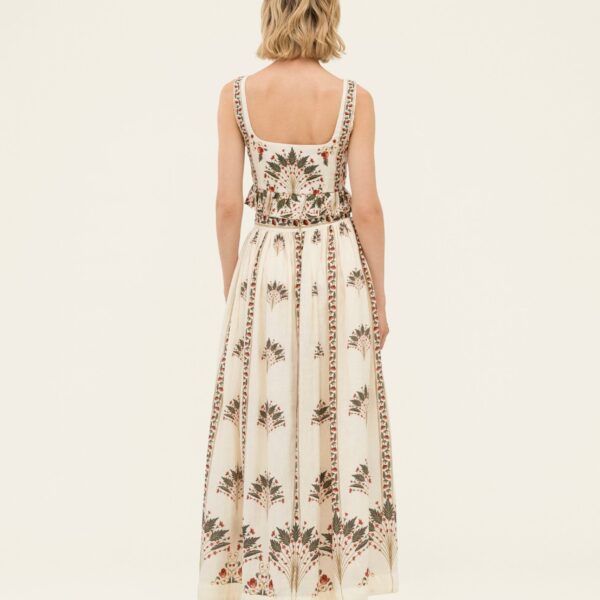 Agua by Agua Bendita Tangelo Andes Maxi Skirt - Agua by Agua Bendita Skirts - Artisanal Colombian Resort Wear at Coveti