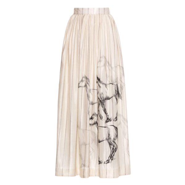 Agua by Agua Bendita Tangelo Arena Maxi Skirt - Agua by Agua Bendita Skirts - Artisanal Colombian Resort Wear at Coveti