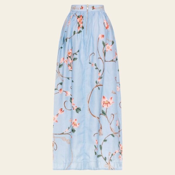 Agua by Agua Bendita Tangelo Navegante Maxi Skirt - Agua by Agua Bendita Skirts - Artisanal Colombian Resort Wear at Coveti