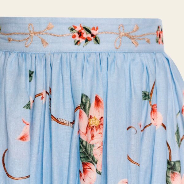 Agua by Agua Bendita Tangelo Navegante Maxi Skirt - Agua by Agua Bendita Skirts - Artisanal Colombian Resort Wear at Coveti