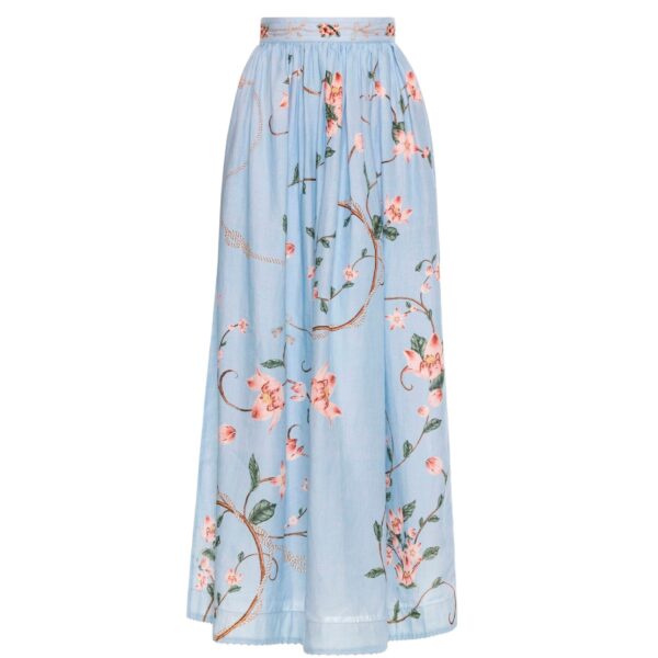 Agua by Agua Bendita Tangelo Navegante Maxi Skirt - Agua by Agua Bendita Skirts - Artisanal Colombian Resort Wear at Coveti