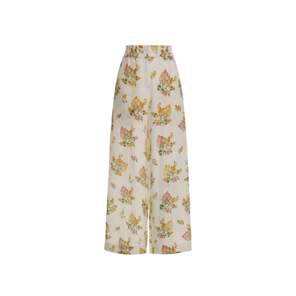 Agua by Agua Bendita Tota Cordillera Trousers - Agua by Agua Bendita Pants - Artisanal Colombian Resort Wear at Coveti