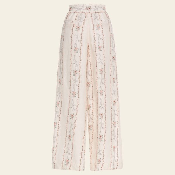 Agua by Agua Bendita Tota Navegante Trouser - Agua by Agua Bendita Pants - Artisanal Colombian Resort Wear at Coveti