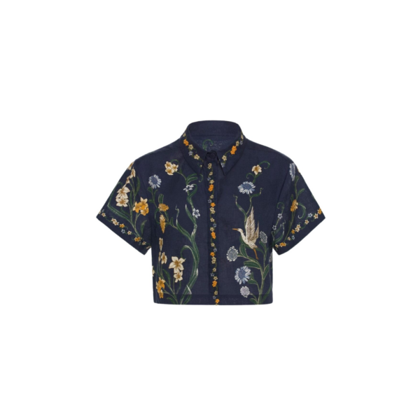 Agua by Agua Bendita Virtuosa Laguna Shirt - Agua by Agua Bendita Tops - Artisanal Colombian Resort Wear at Coveti