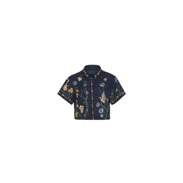 Agua by Agua Bendita Virtuosa Laguna Shirt - Agua by Agua Bendita Tops - Artisanal Colombian Resort Wear at Coveti