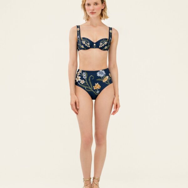 Agua by Agua Bendita Zucchini Laguna Bikini Top - Agua by Agua Bendita Beachwear - Artisanal Colombian Resort Wear at Coveti