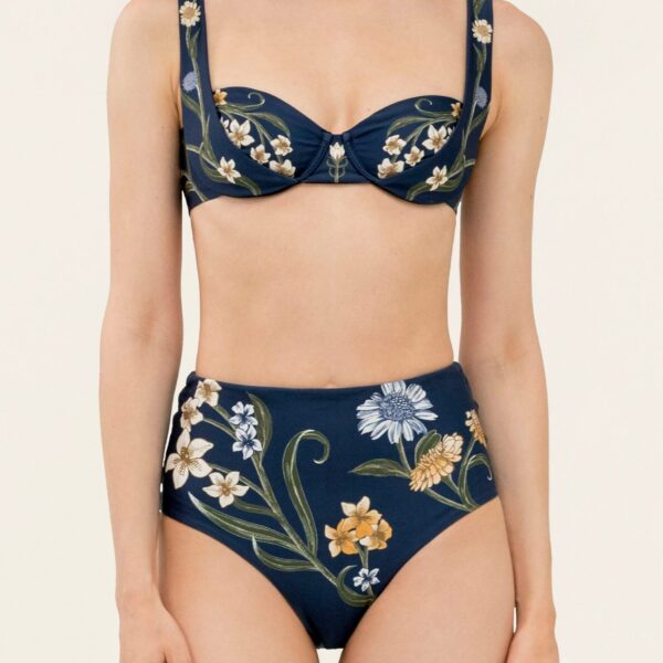 Agua by Agua Bendita Zucchini Laguna Bikini Top - Agua by Agua Bendita Beachwear - Artisanal Colombian Resort Wear at Coveti
