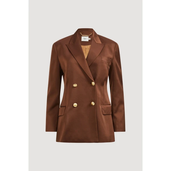 Andrea Satin Blazer