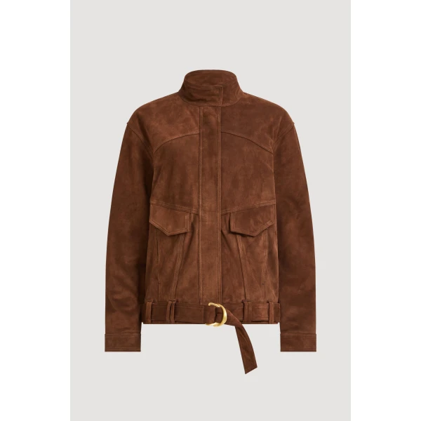 Anisa Suede Leather Jacket