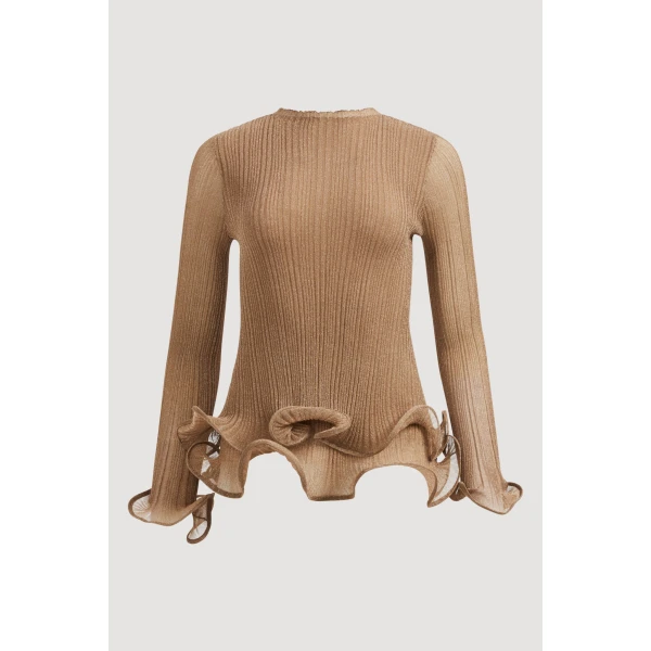 Ciela Ruffle Knit Top