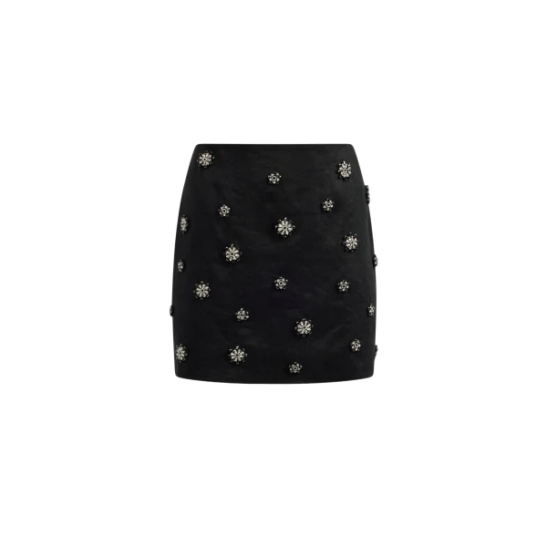 Aje Demi Crystal Mini Skirt