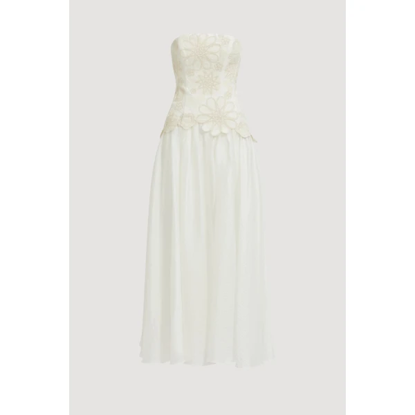 Gia Embroidered Gown